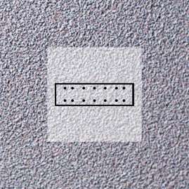 Q.SILVER Шлифовальный лист на липучке, латексная бумага, оксид алюминия, 14 отв., 70х420 мм, Р80
